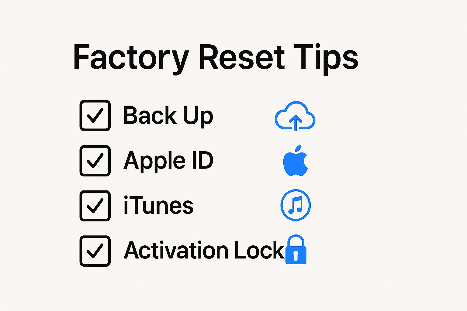 Factory Reset iPhone Without Password