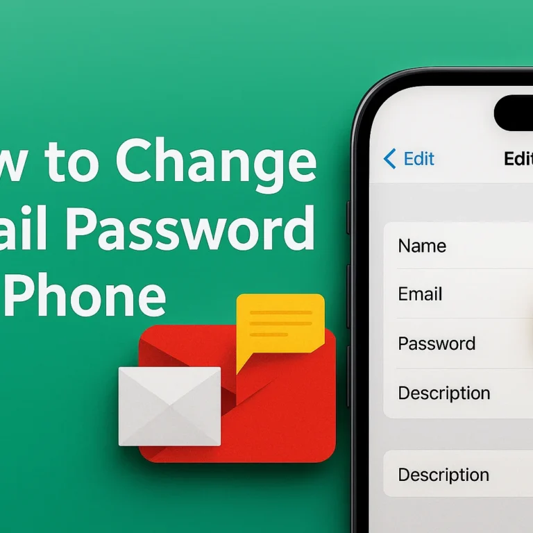 How to Change Email Password on iPhone: A Simple Step-by-Step Guide
