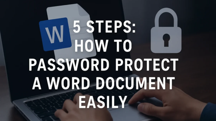 5 Steps: How to Password Protect a Word Document Easily