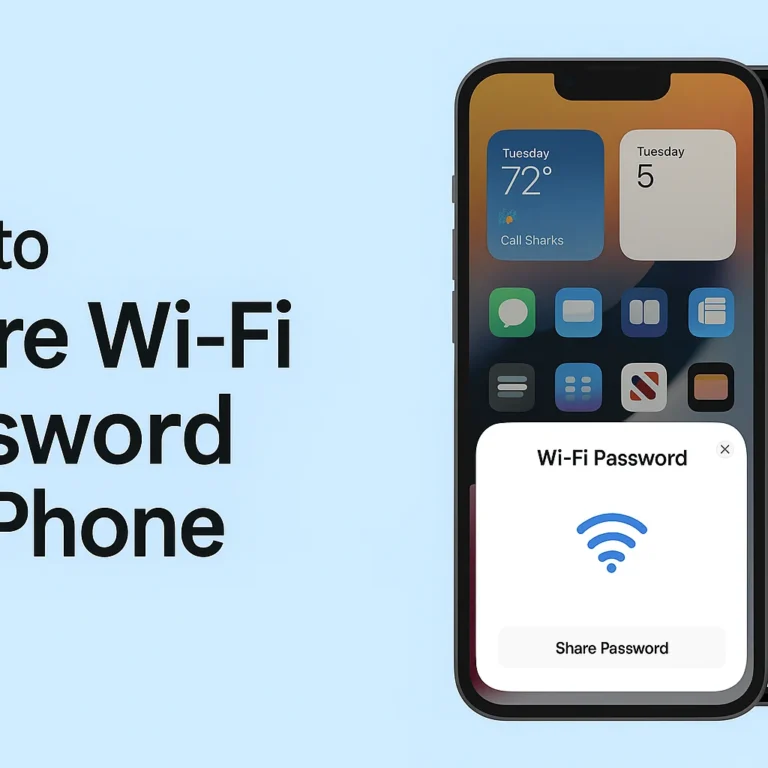 How to Share Wi-Fi Password on iPhone: An Easy Step-by-Step Guide