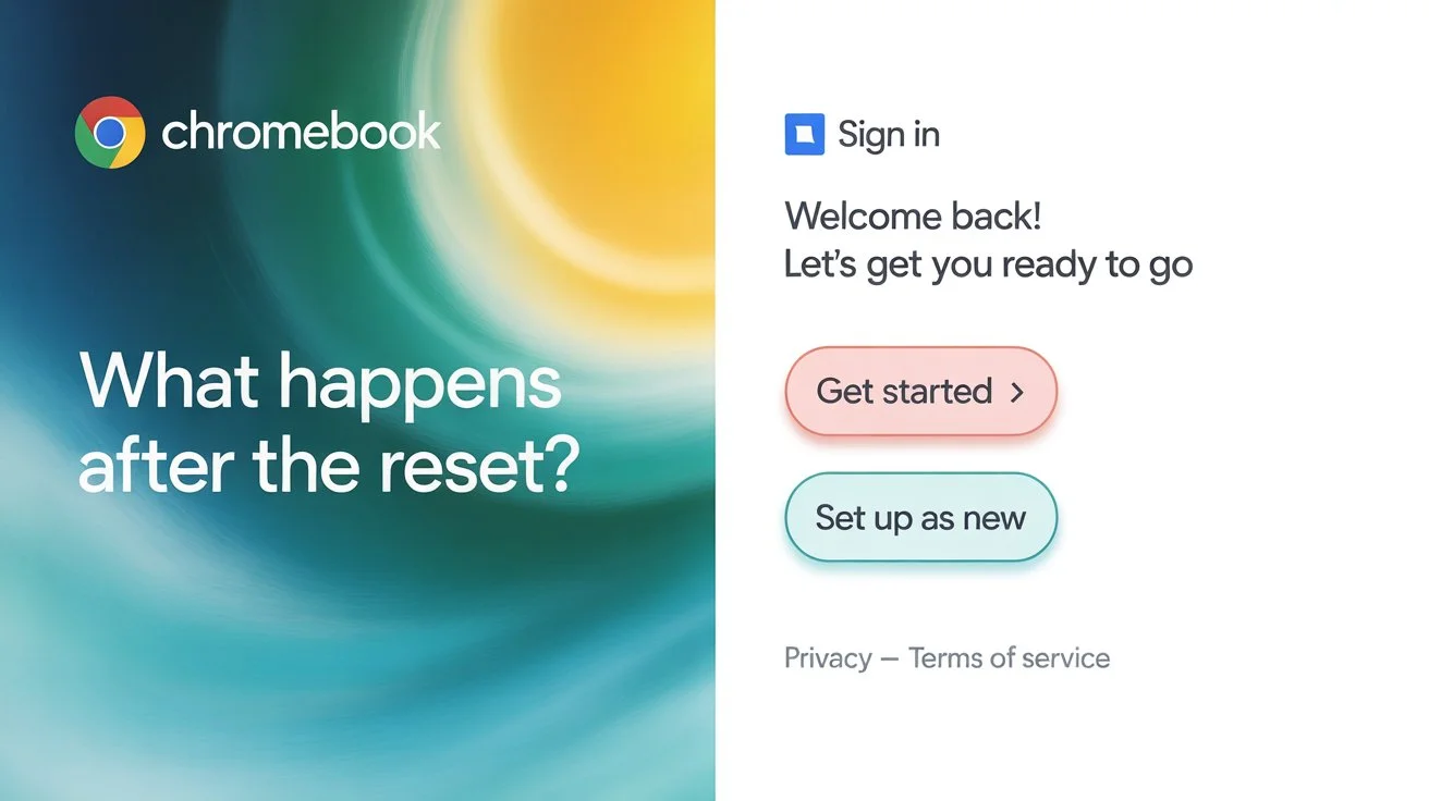 factory reset Chromebook without password