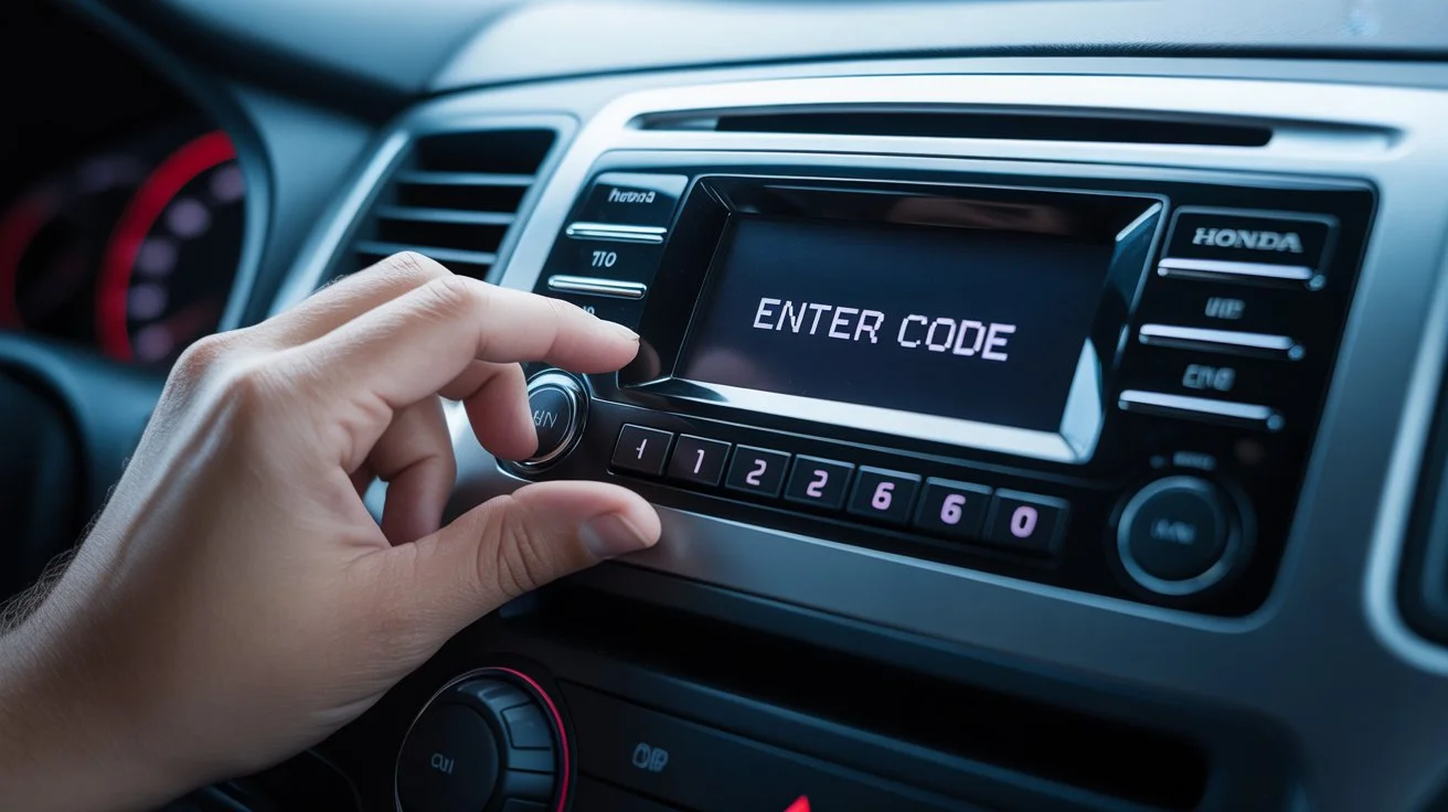 radio password for Honda.