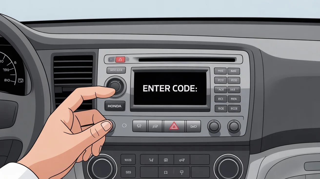 radio password for Honda.