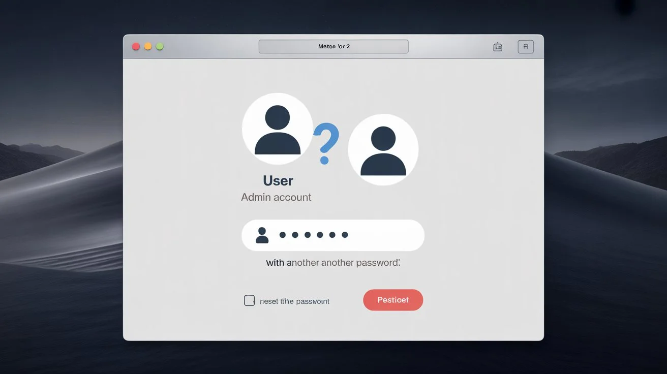 how to safely reset your Mac password