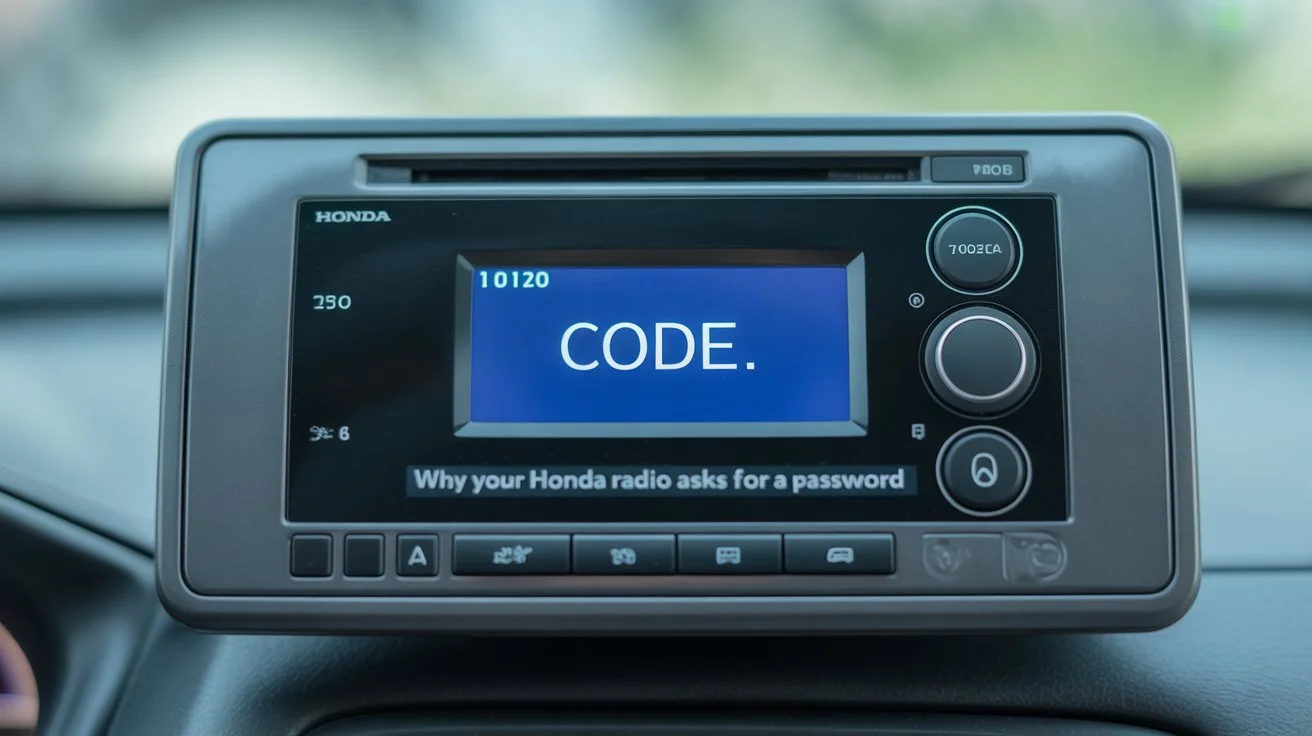 radio password for Honda.